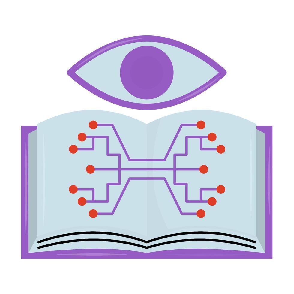 Artificial Intelligence Vision vector