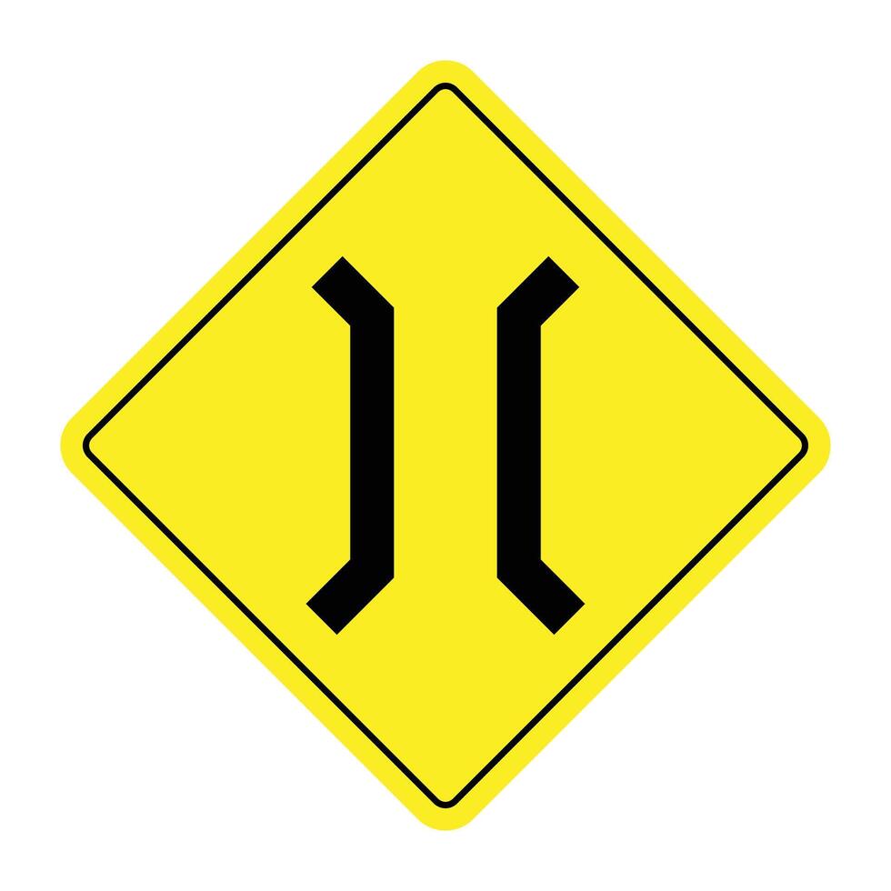 The Illustration of Road Narrow Bridge vector