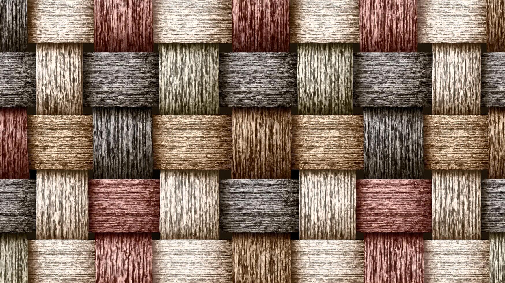 Woven Jute Pattern Background in Soft Earth Tones photo