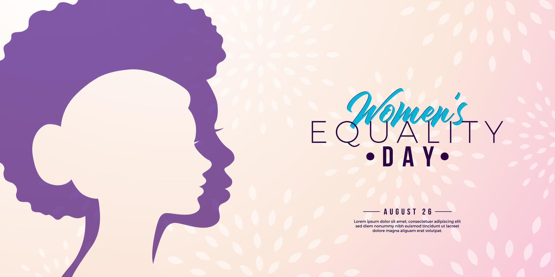 Women's Equality Day illustration vector