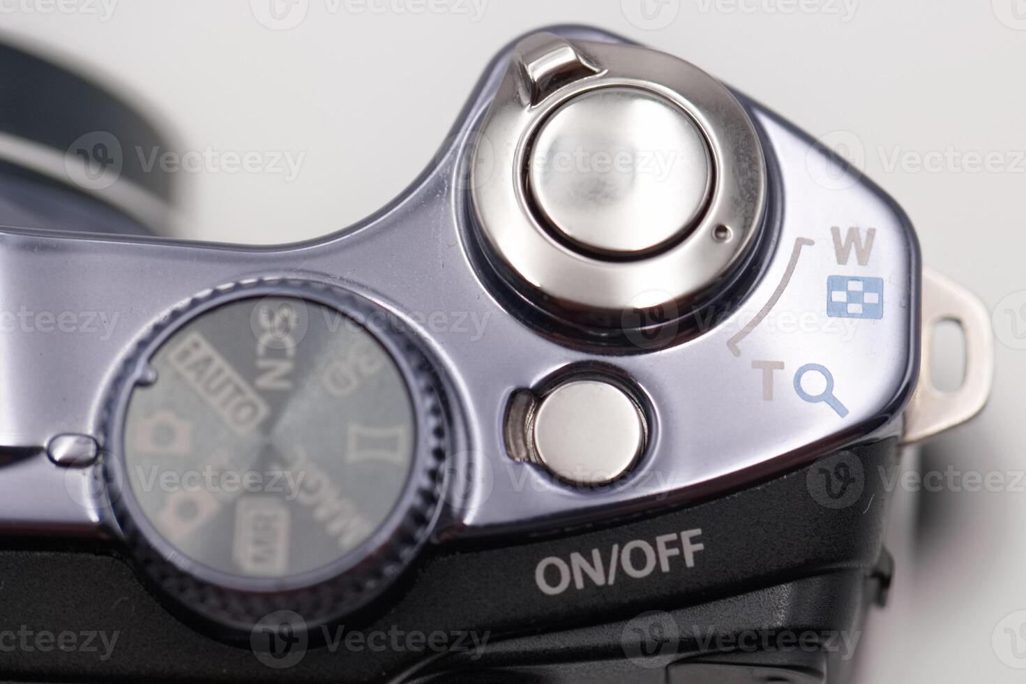 Close up view of a camera control panel with buttons and settings in a studio setting during daylight hours photo