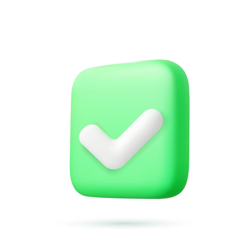 3d Realistic Right Button. vector