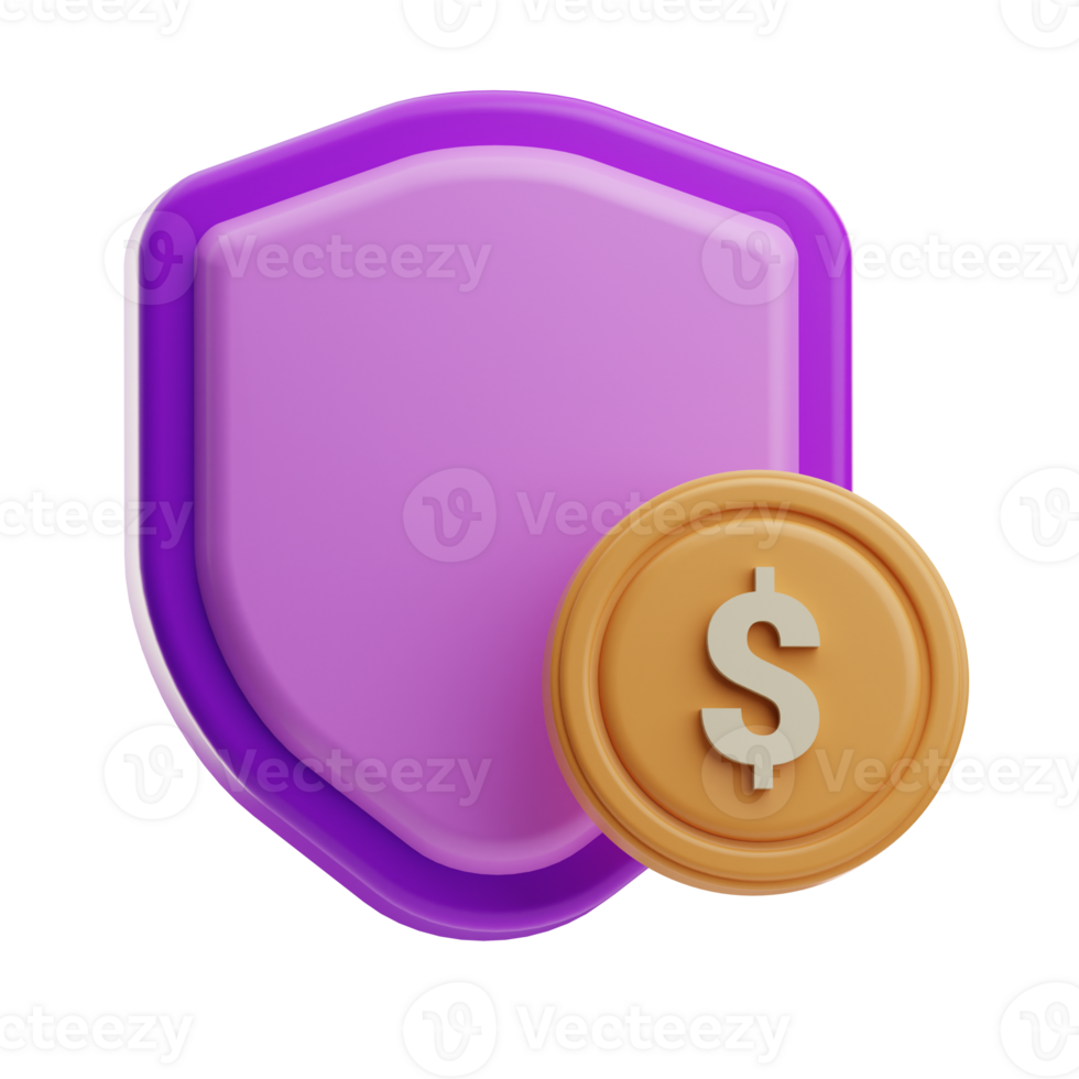 Shield and Coin Icon png