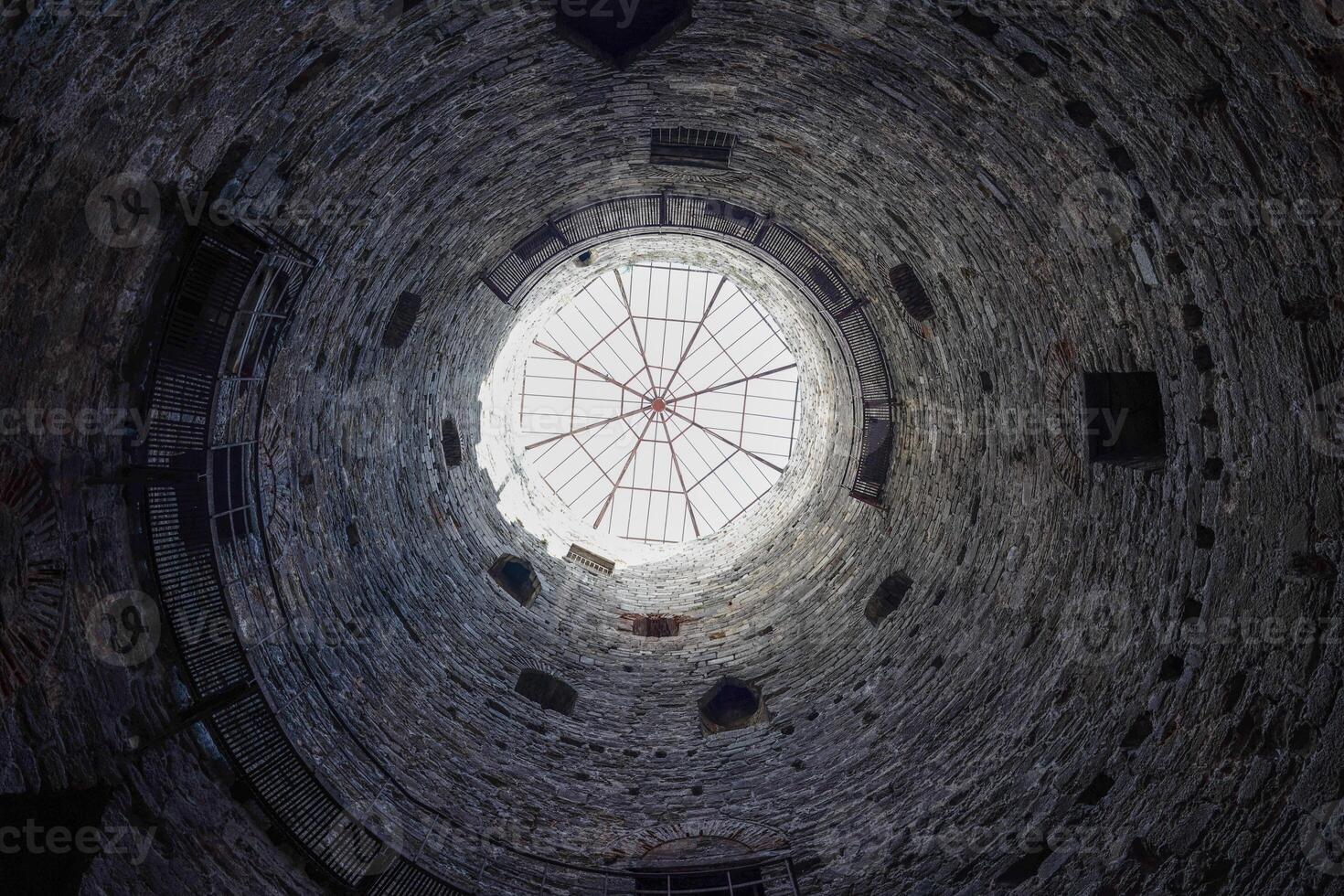Inside of a Tower in Yedikule Fortress in Istanbul, Turkiye photo