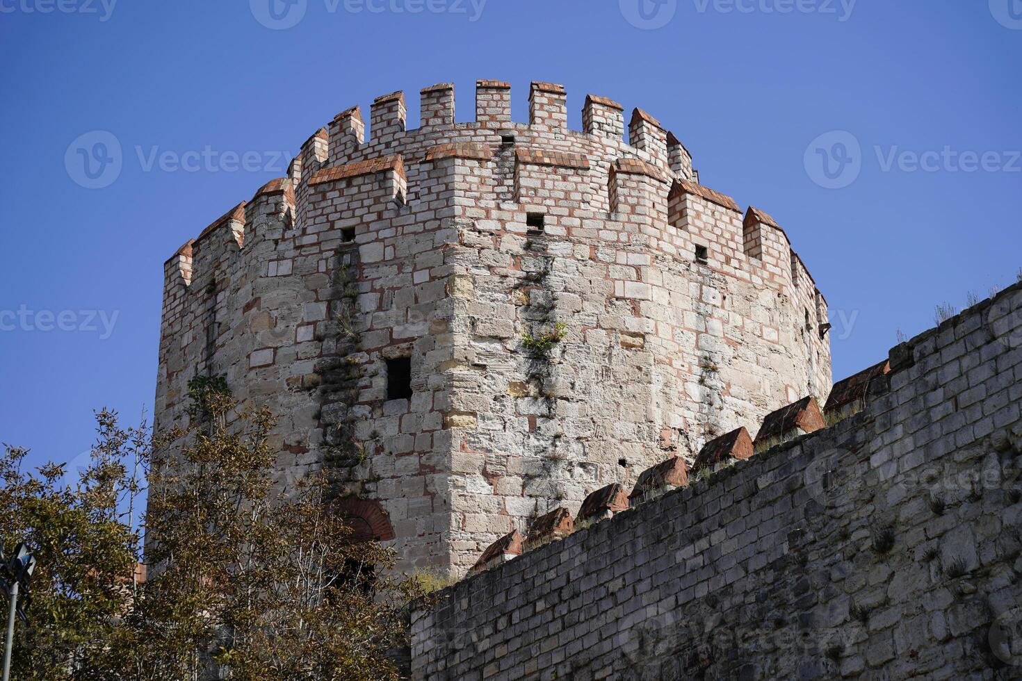 Tower in Yedikule Fortress in Istanbul Turkiye photo