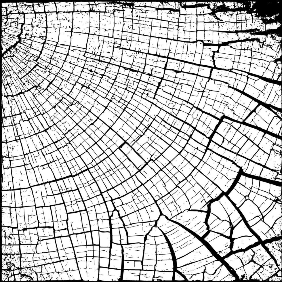Abstract cracked earth texture. Hand-drawn organic lines form a fractured pattern, adding natural detail and visual complexity to modern graphic designs. vector