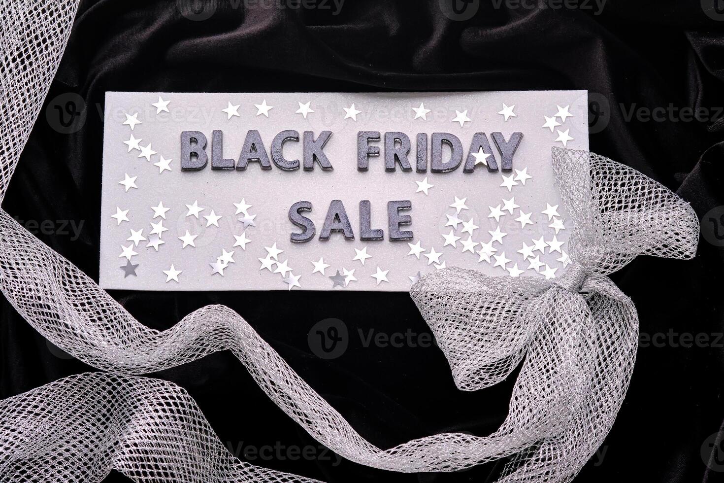 Abstract background with the inscription BLACK FRIDAY SALE. photo