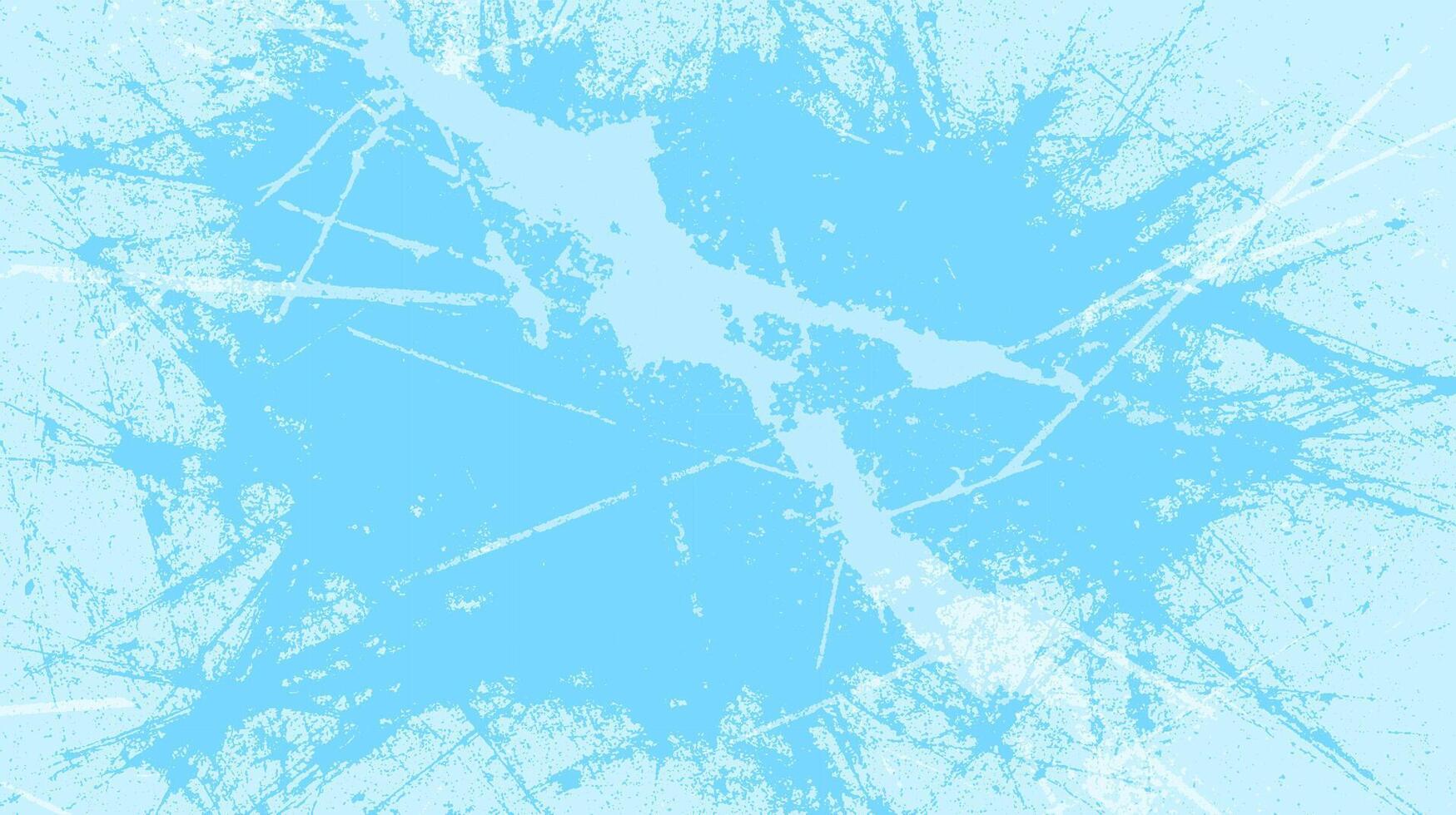 Abstract grunge texture with blue and white splatter elements. Modern distressed background, illustration. vector