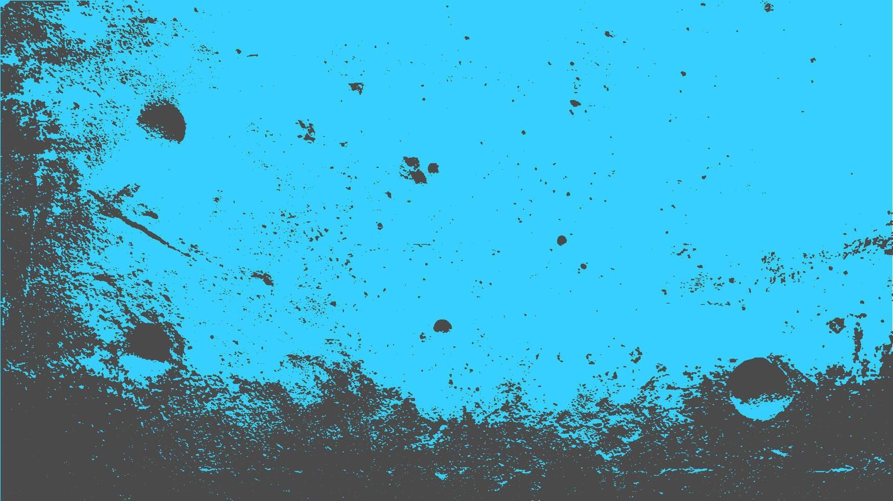 Cracked concrete wall texture with high-contrast grunge surface. Abstract blue and gray illustration. vector