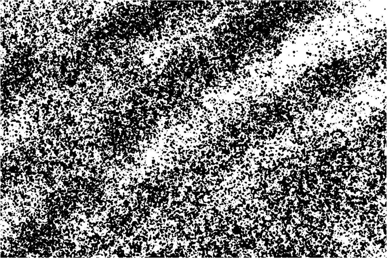 High Contrast Black and White Grunge Texture Pattern with Halftone Noise Effect vector