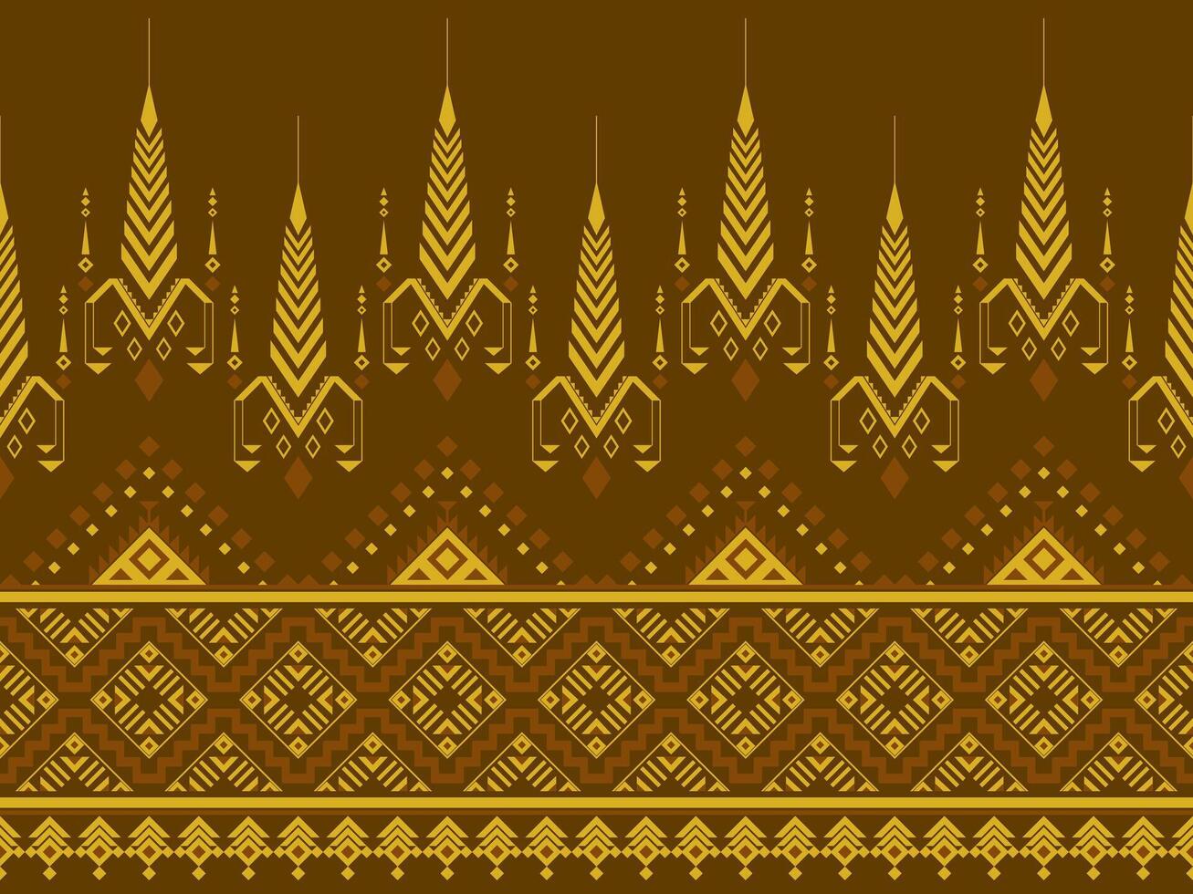 Ethnic boho pattern. Geometric ethnic Aztec pattern. background, carpet, wallpaper, clothing, wrap vector
