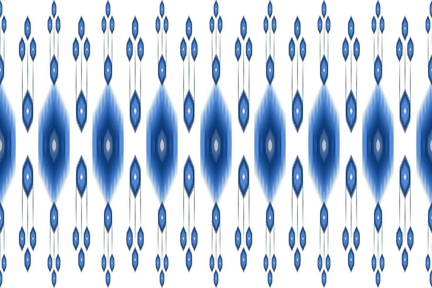ikat pattern design for clothing, textile, wrapping, background, wallpaper, carpet, embroidery vector