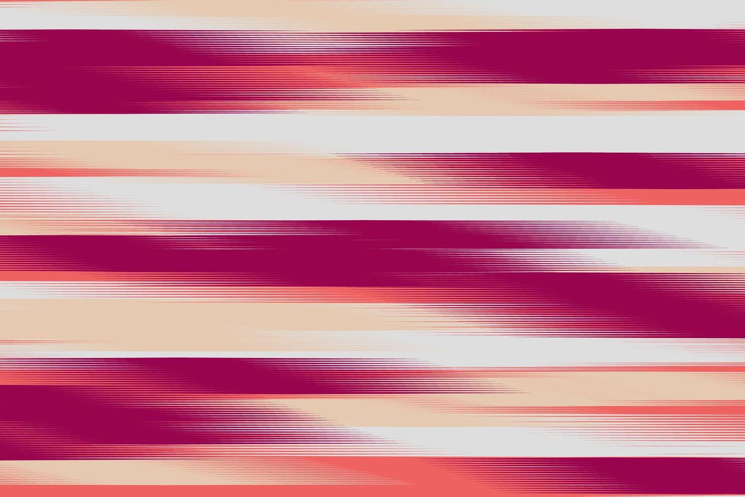 Abstract ikat art pattern design. Design for fabric, background, wallpaper, textile, wrapping, carpet, print, clothing, embroidery vector