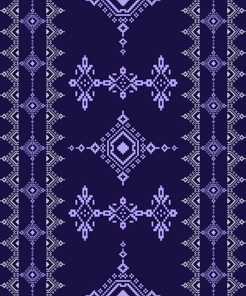 Purple ethnic art .Seamless pattern in tribal,folk embroidery,and Native American style. Aztec geometric art ornament print.Design for carpet,cover.Wallpaper,wrapping,fabric,clothing. vector
