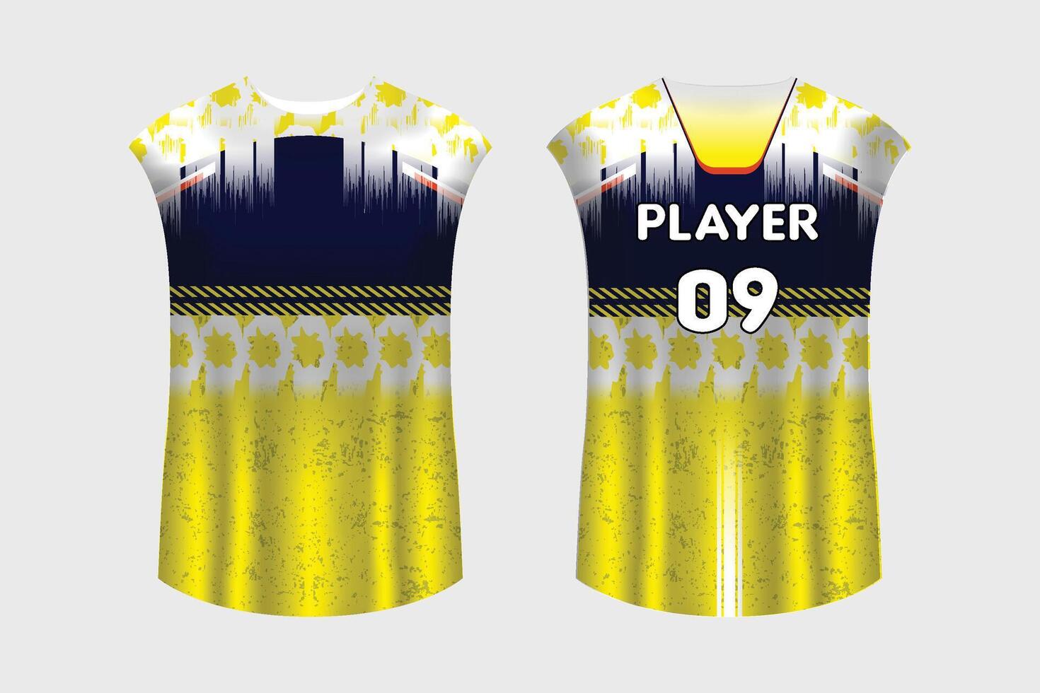 Stylish Sports Jersey Design vector