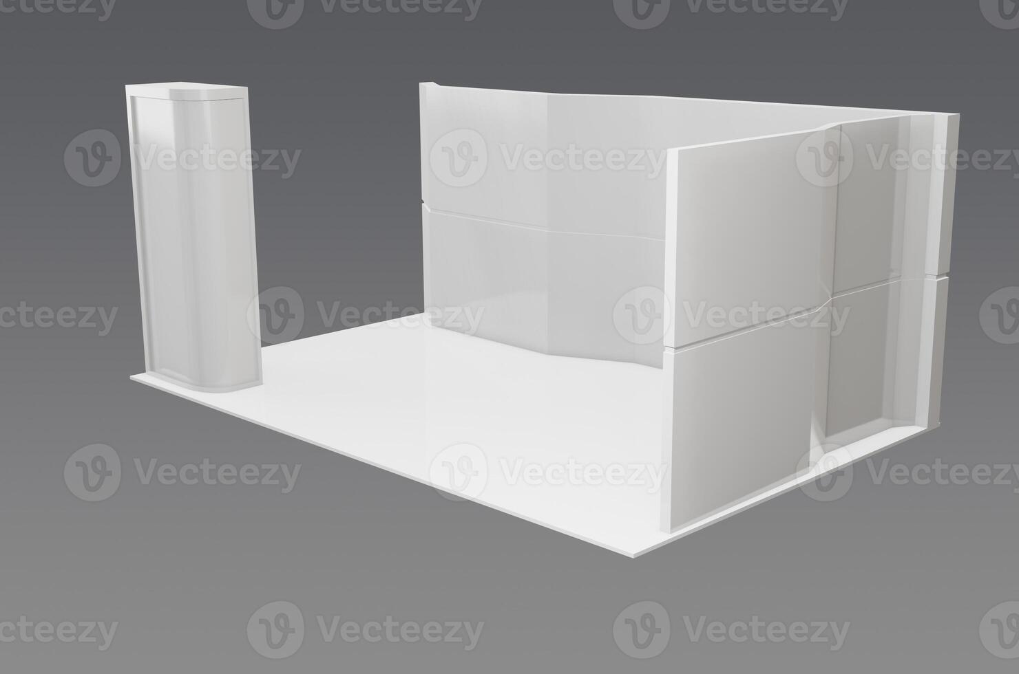 A white wall with a door and a mirror photo