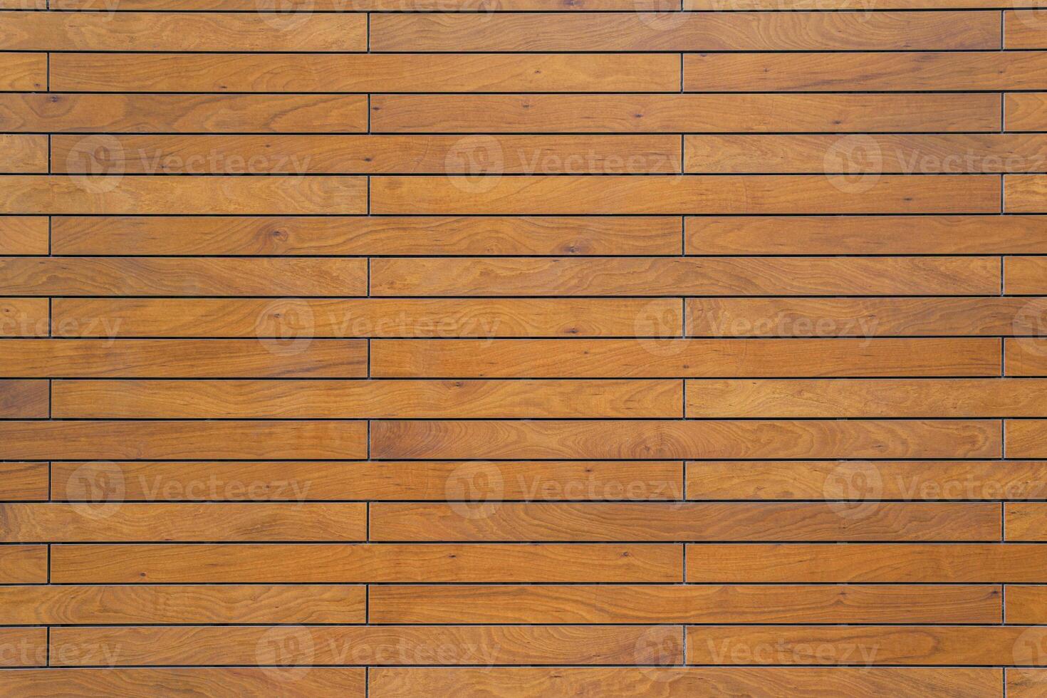Wooden wall made of timber. Designer decorative background. photo