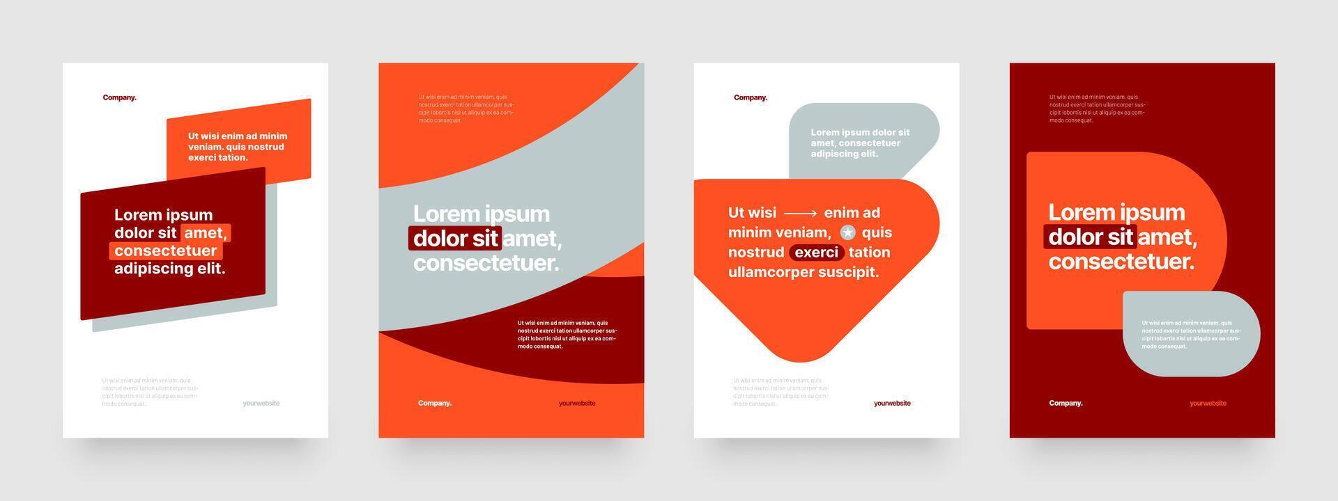 Layout for events, companies or any business related. With a frame for your message. Design for flyer, poster, cover, brochure, banner or any layout. vector