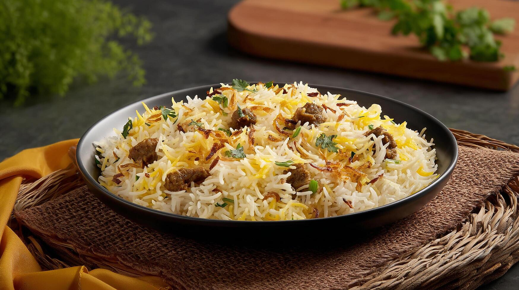 Food Image of Biryani Plate, Biryani Photography photo