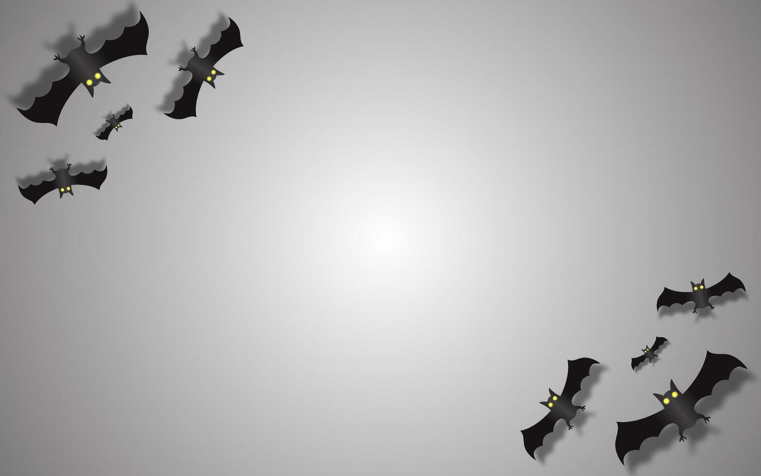 halloween concept flying bats on background. vector