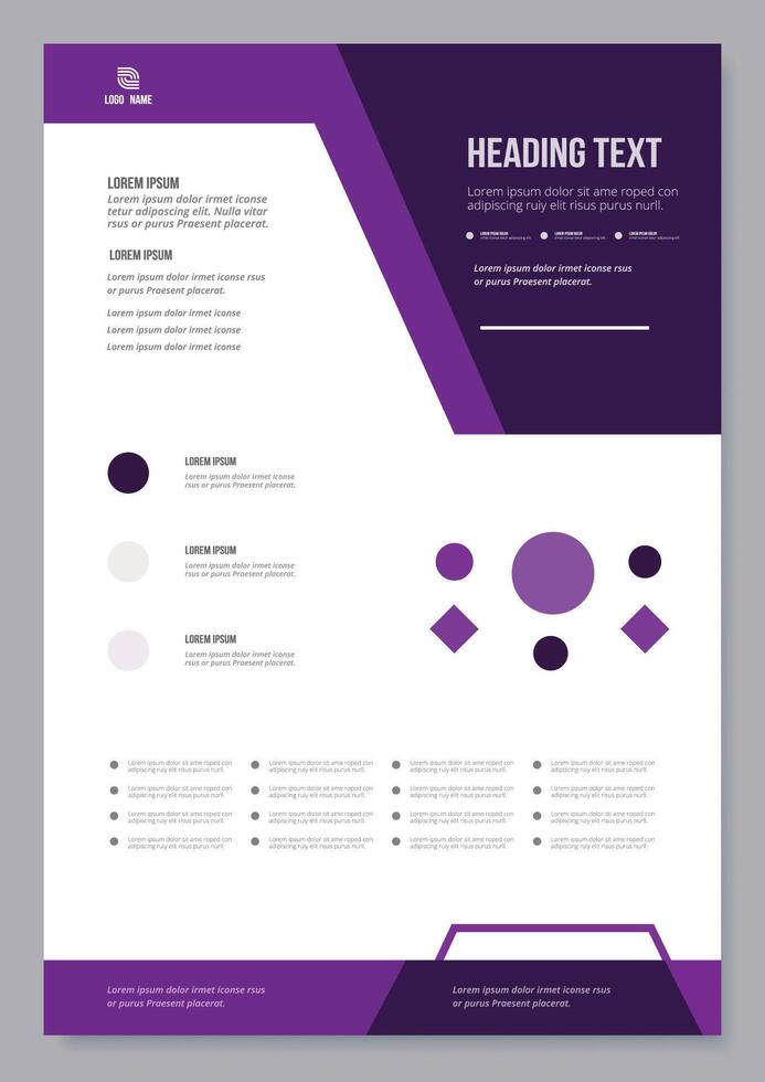 Design template for poster flyer brochure cover. vector