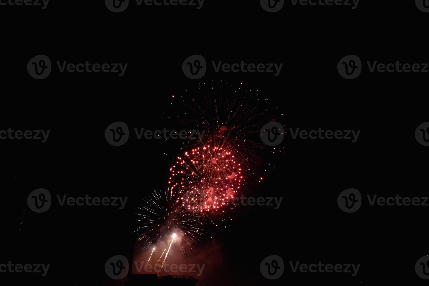 Vivid and Colorful Firework Background photo