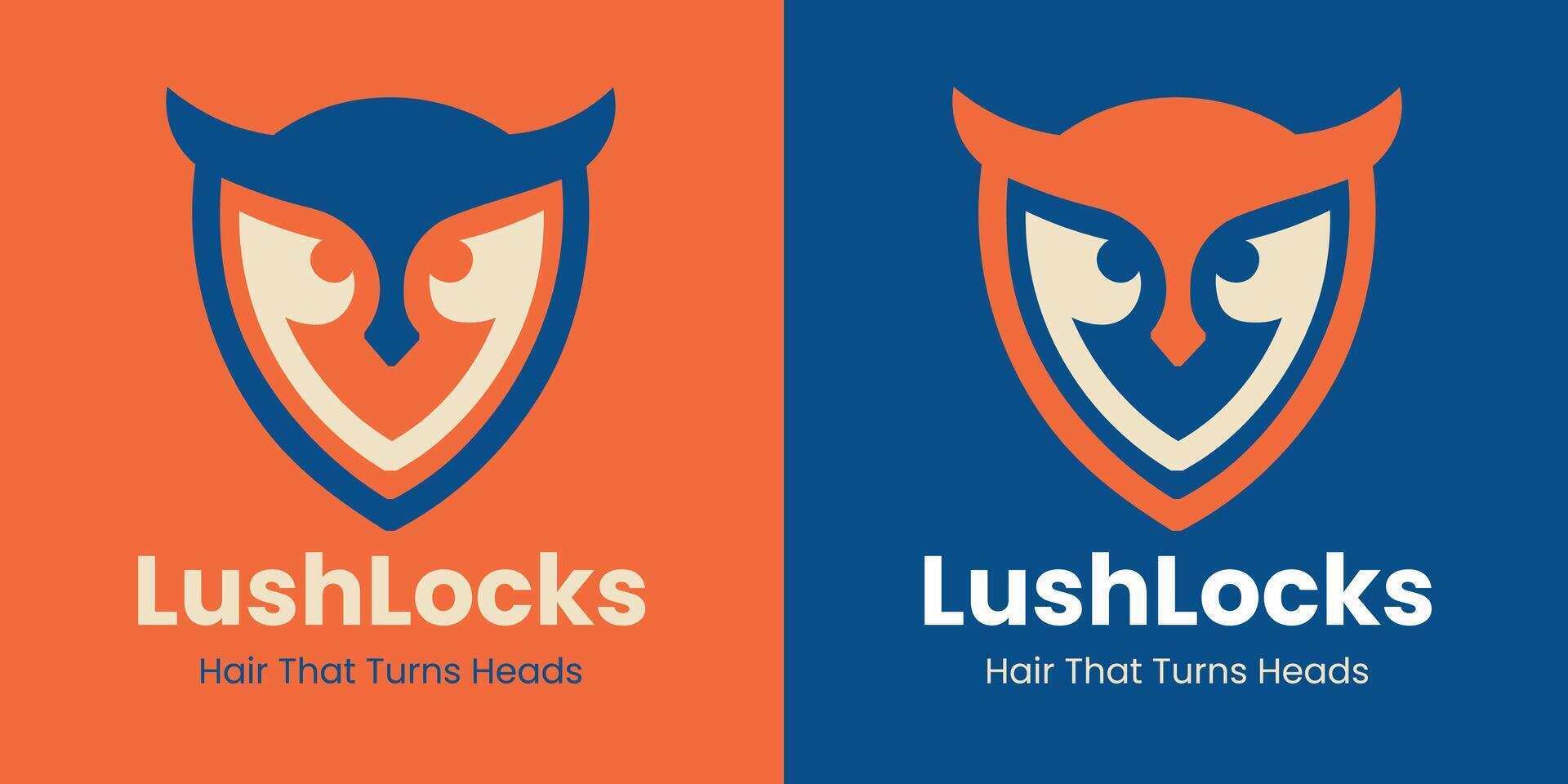 Lush Locks Logo vector