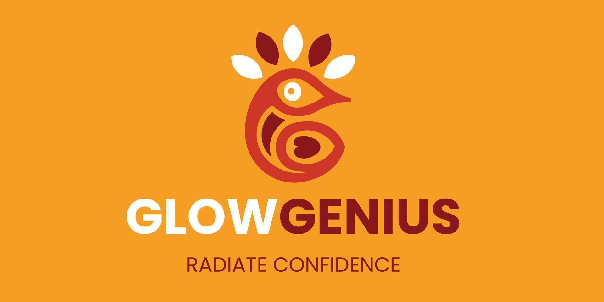 Glow Genius Logo vector