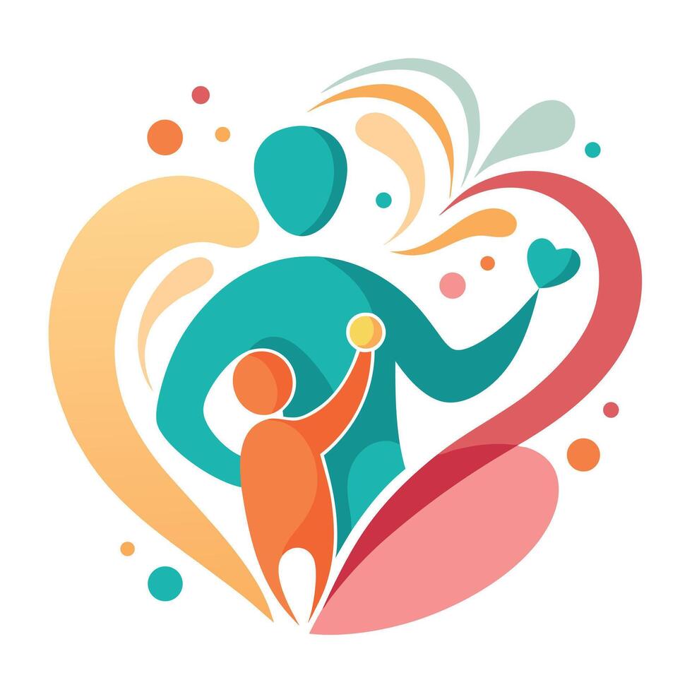 Family Love and Care Design vector