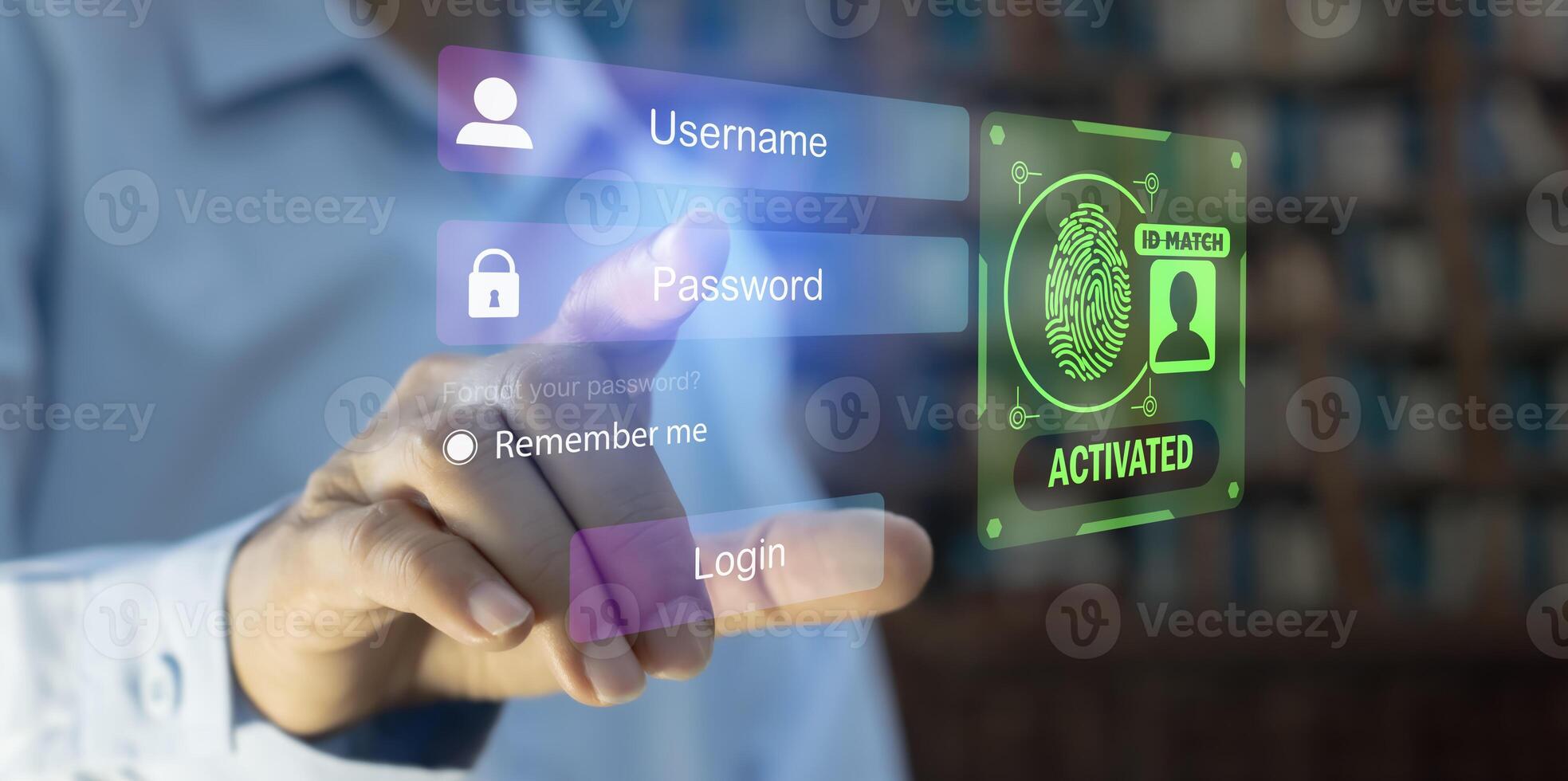 Passkey instead of a code set for maximum security Biometric Lock photo
