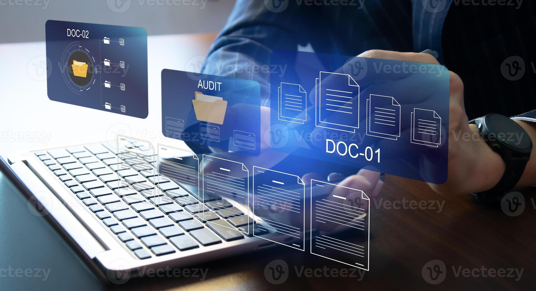 Concept of auditing the company's accounts photo
