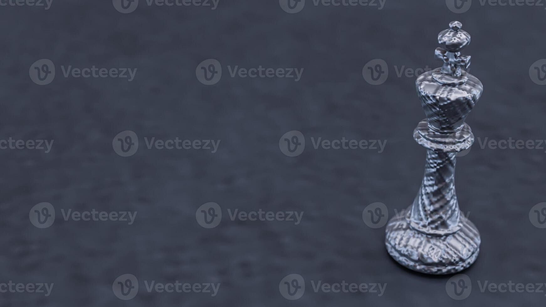 The King Chess for Business concept 3d Rendering. photo