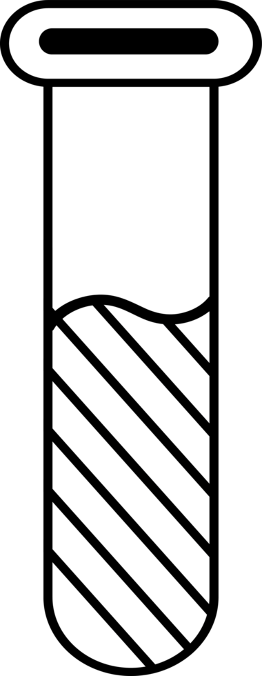 Outline Drawing of a Laboratory Test Tube. png