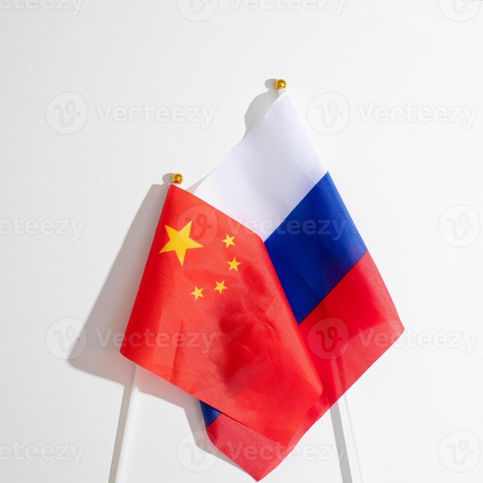 Flags intertwine harmoniously, symbolizing cultural synergy on Global Unity Day and International Diplomacy Festival, vibrant alliance portrayed photo