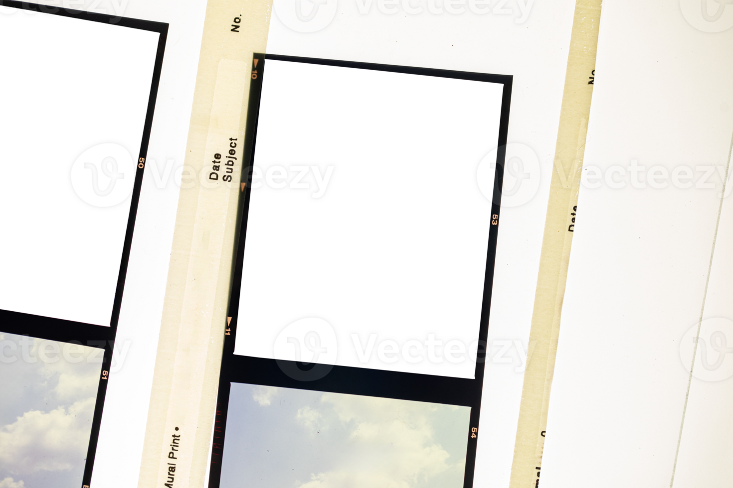 Medium format color film frame.With white space.120 Film Image space. png