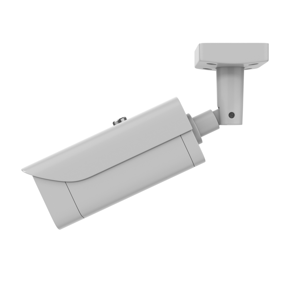 Hanging security camera isolated on transparent background png
