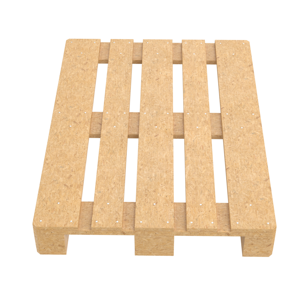 Wooden Pallet isolated on transparent background png