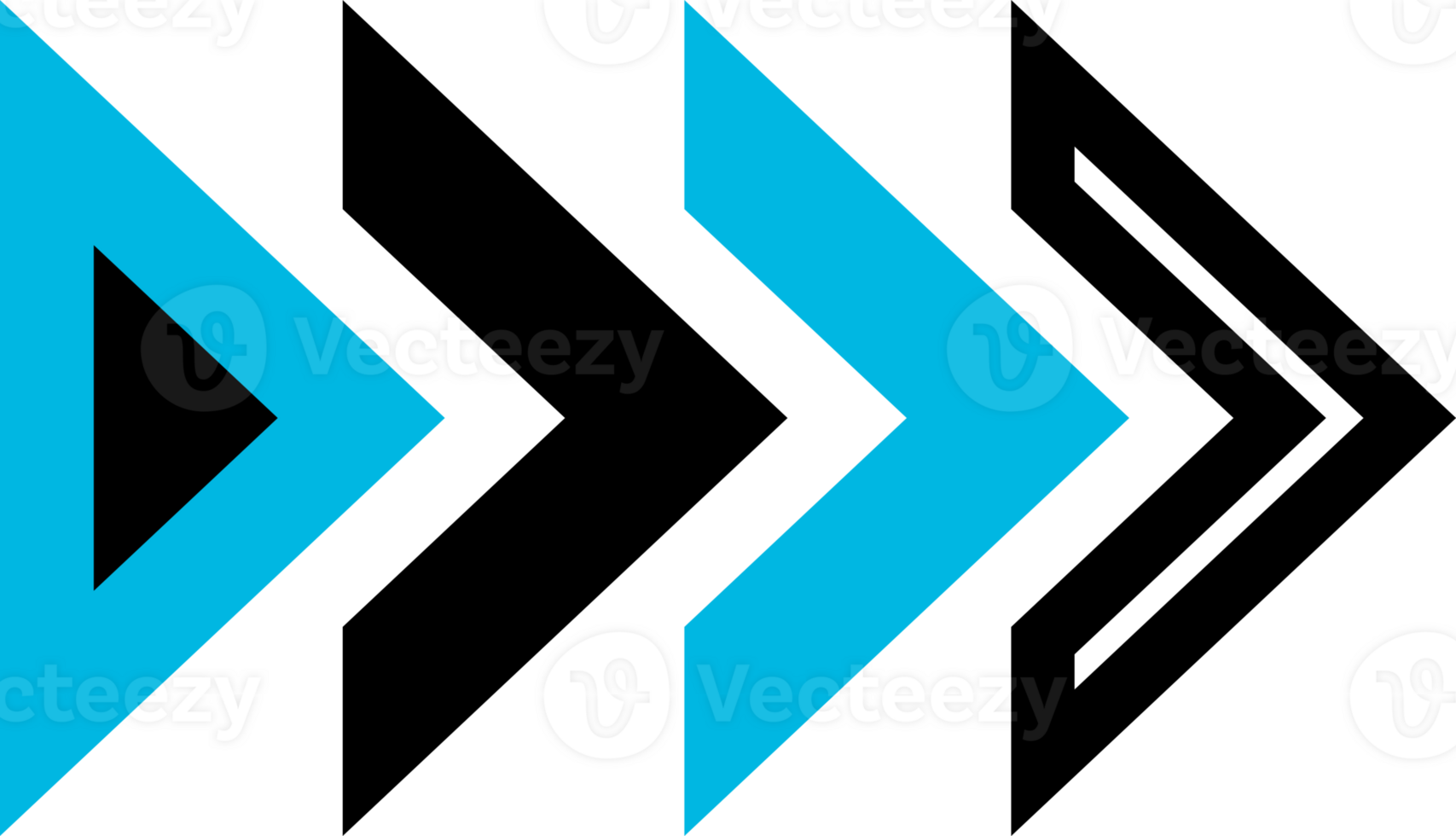 black and blue triangles designs png