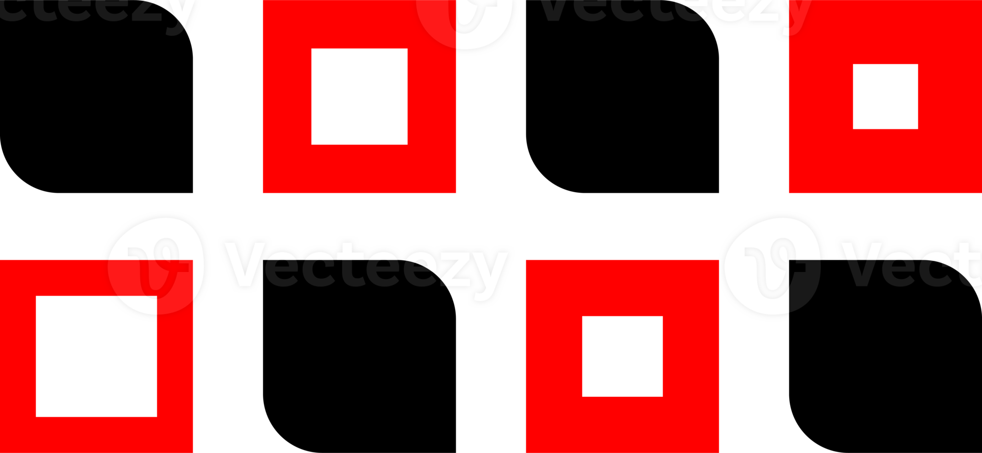 Red and black abstract pattern png