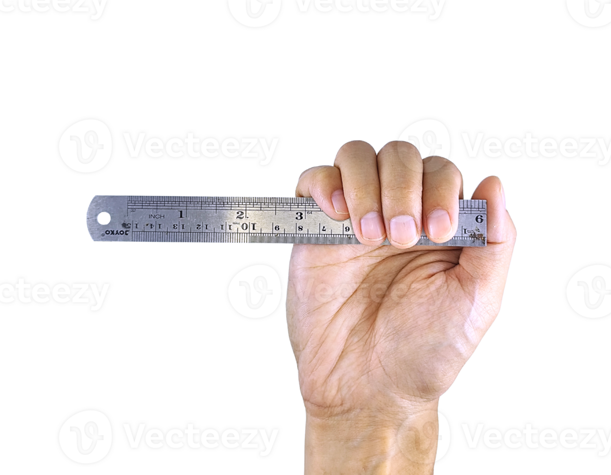 Close-Up of Hand with Ruler Concept of Accuracy in Design png