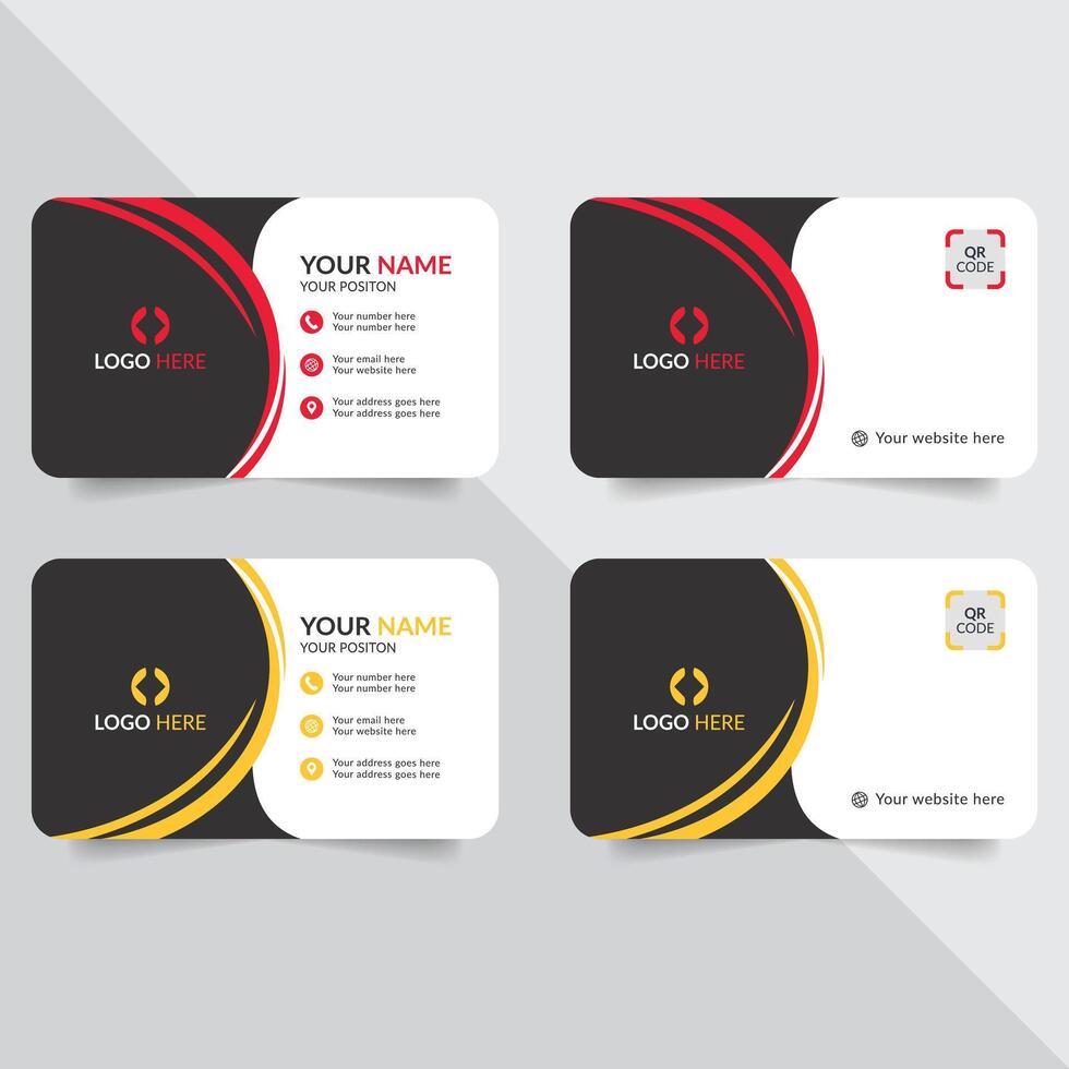 Modern Business Card Design vector