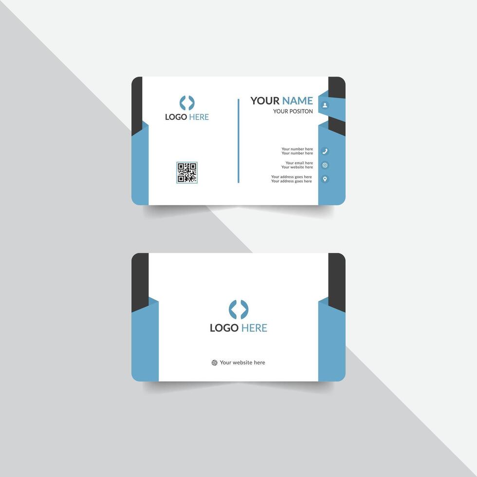 Business Card Design Template vector