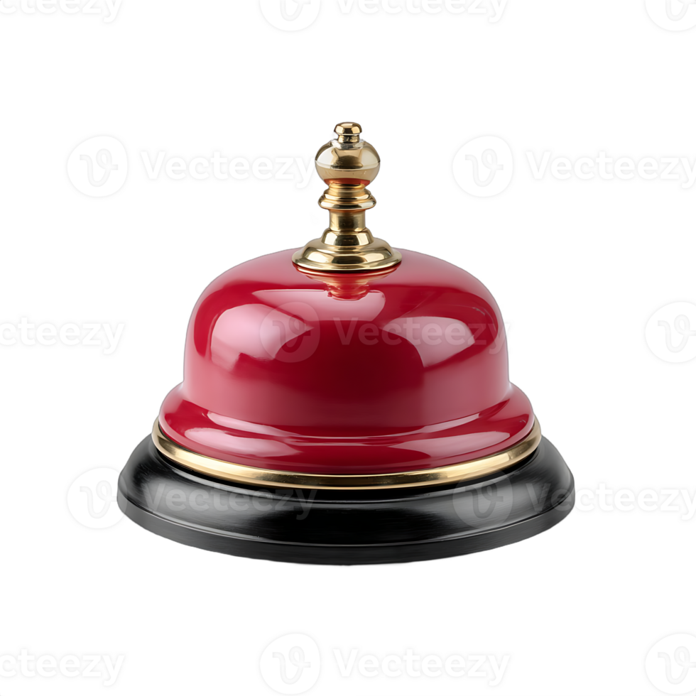 Classic Metal Service Desk Bell png