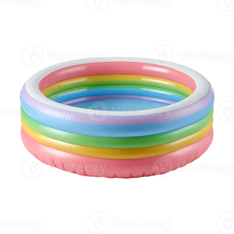 Round Inflatable Kids Swimming Pool Design png