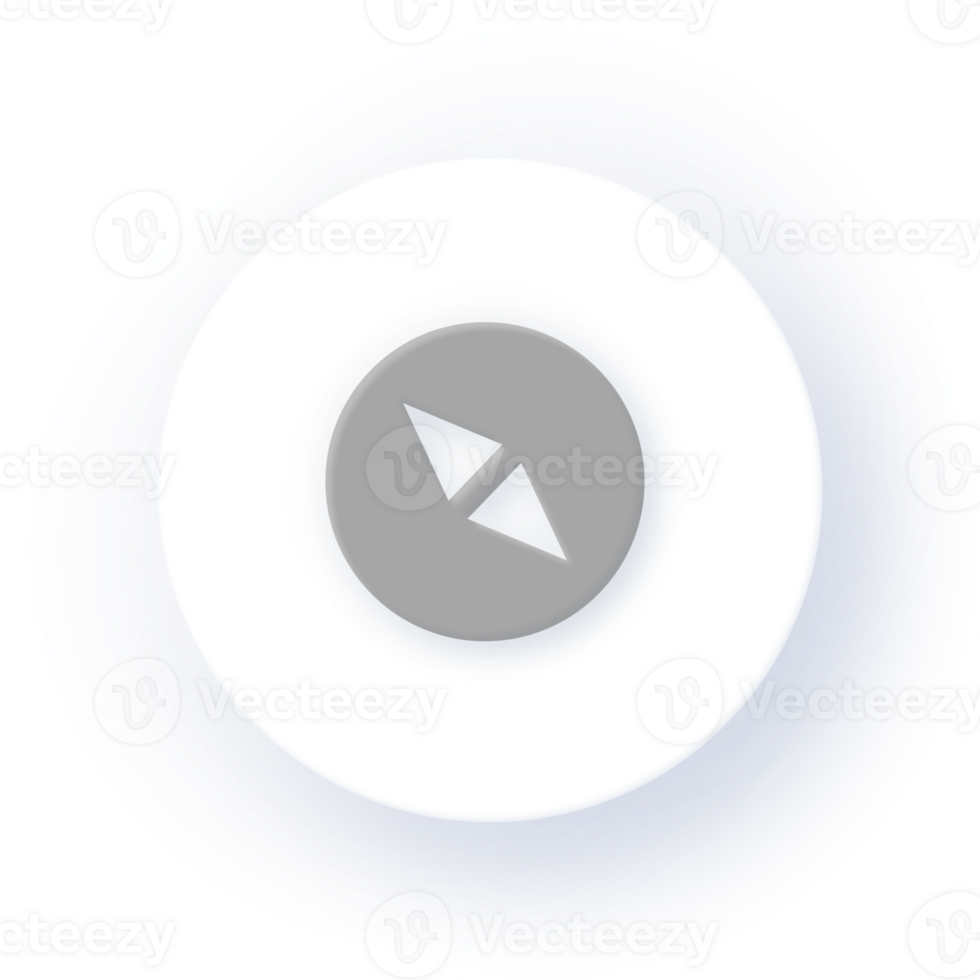 Neumorphism Icon Direction Icon Soft Drop Shadow on Dark Background Neumorphic UI UX Design User Interface Neumorphism Shadow png