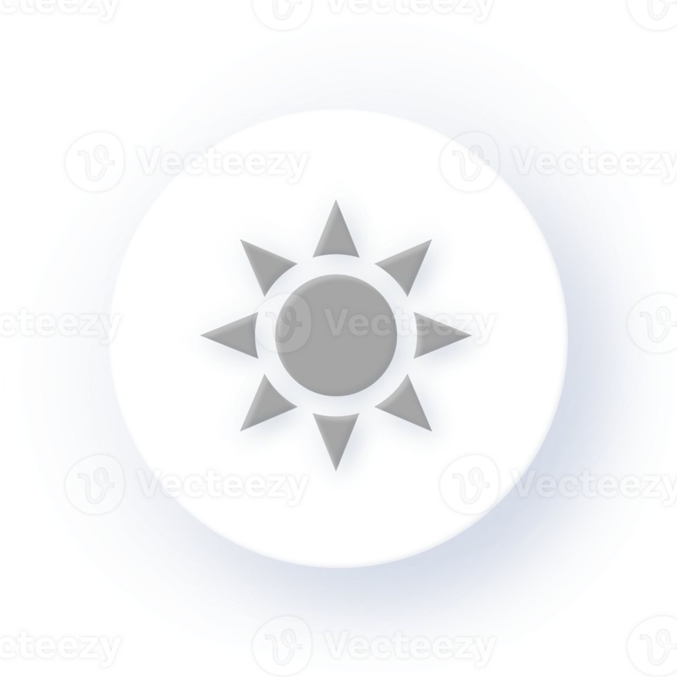Neumorphism Icon Brightness Icon Soft Drop Shadow on Dark Background Neumorphic UI UX Design User Interface Neumorphism Shadow png