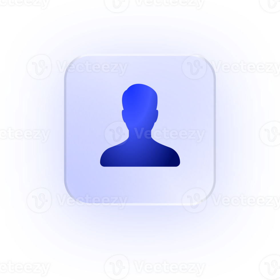 Glassmorphism Icon User Profile Icon Profile Icon Soft Shadow Glassmorphic Account Icon Person Icon Avatar Icon Contact Icon Profile Picture People Icon Login Icon png