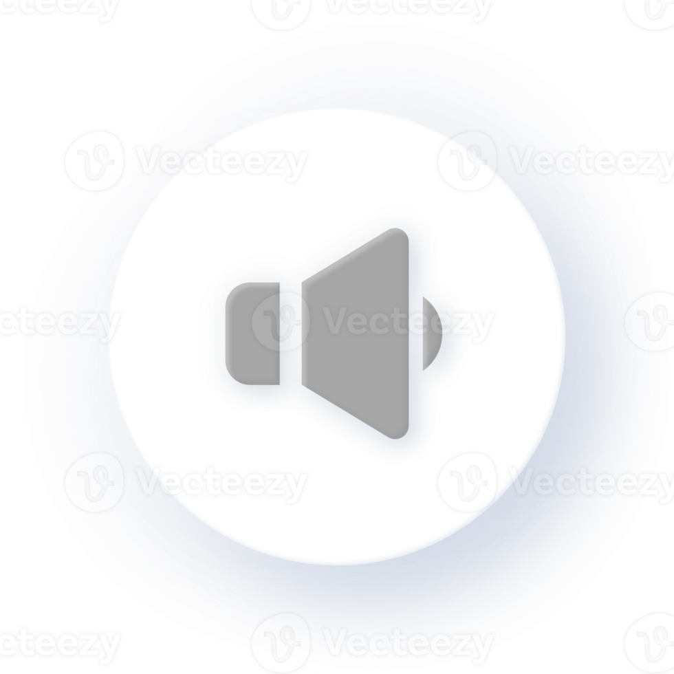 Neumorphism Icon Volume Icon Soft Drop Shadow on Dark Background Neumorphic UI UX Design User Interface Neumorphism Shadow png