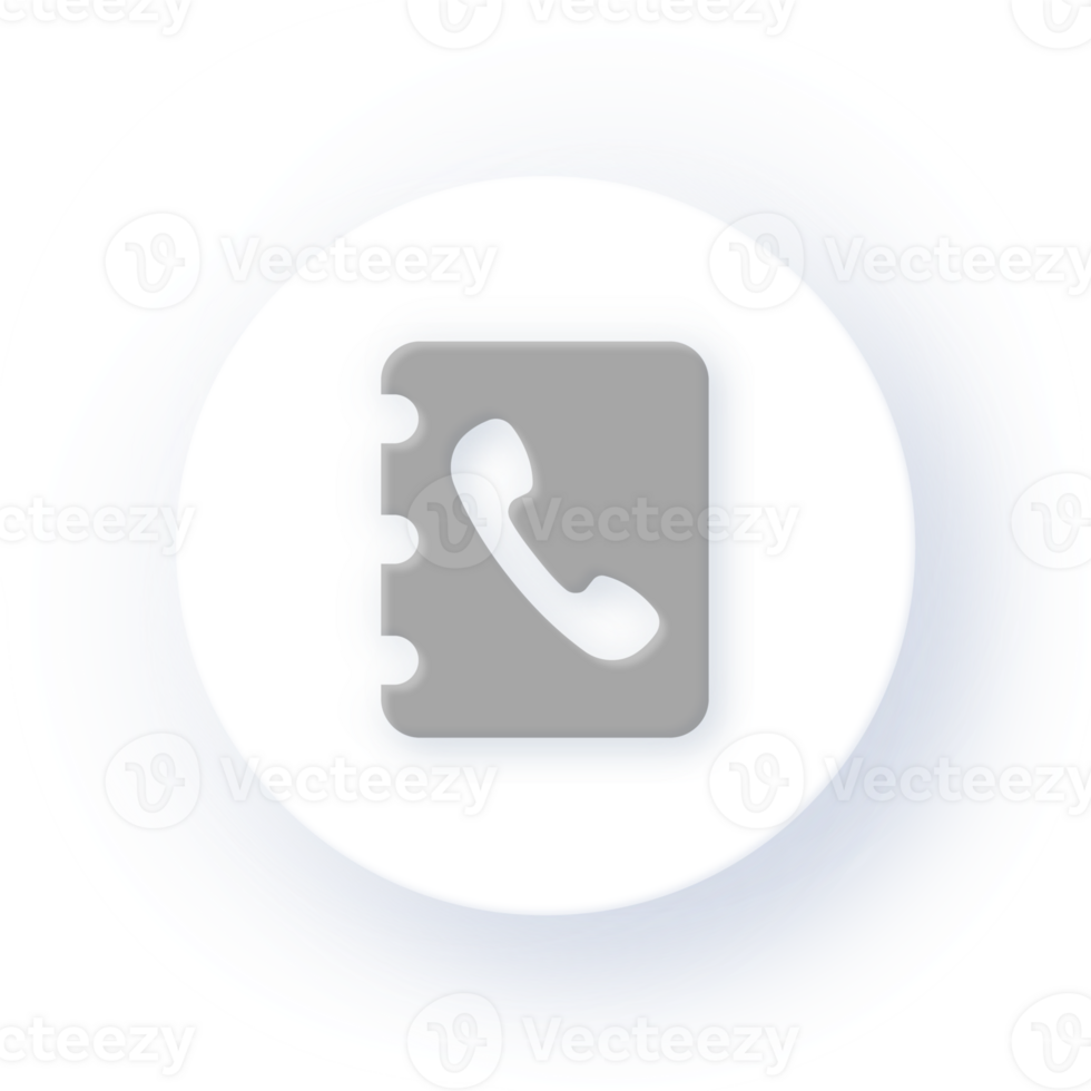 Neumorphism Icon Phone Call Icon Soft Drop Shadow on Dark Background Neumorphic UI UX Design User Interface Neumorphism Shadow png
