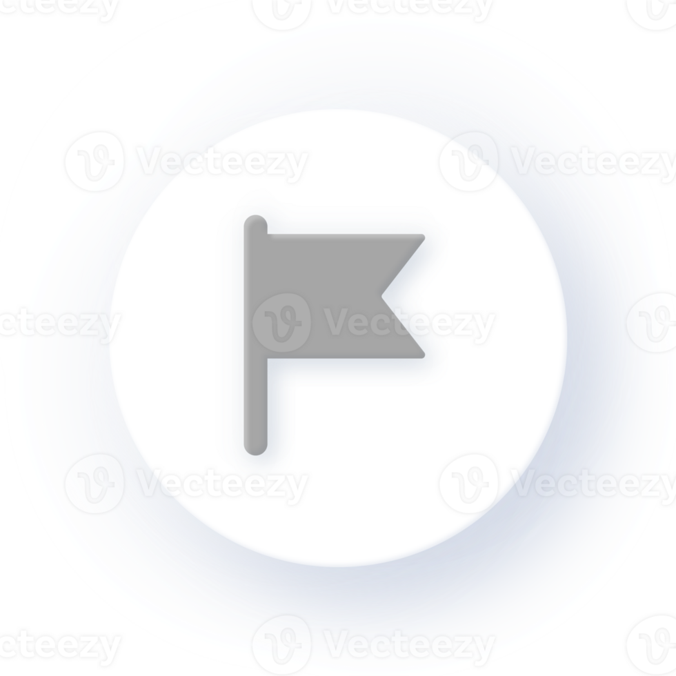 Neumorphism Icon Flag Icon Soft Drop Shadow on Dark Background Neumorphic UI UX Design User Interface Neumorphism Shadow png